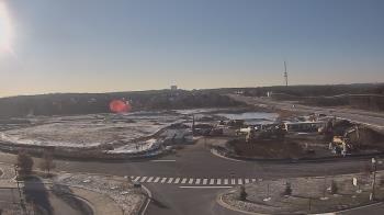 Weather camera view of Waxpool Elementary School.