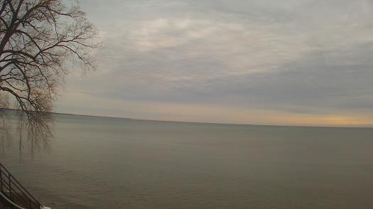 Weather camera view of Forest Lawn Beach.