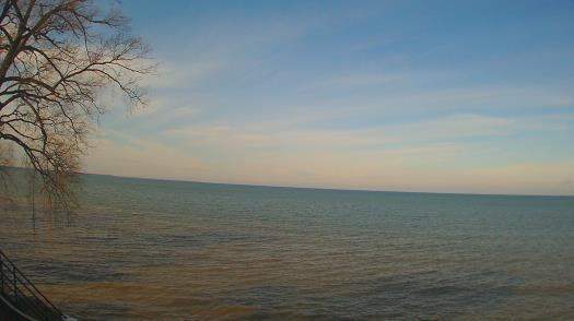 Weather camera view of Forest Lawn Beach.