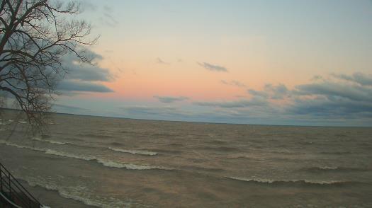 Weather camera view of Forest Lawn Beach.
