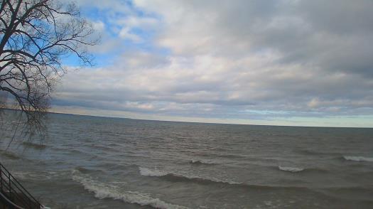 Weather camera view of Forest Lawn Beach.