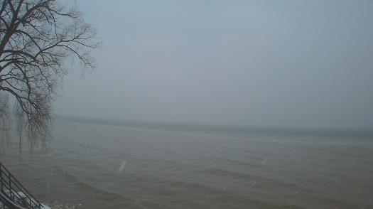 Weather camera view of Forest Lawn Beach.