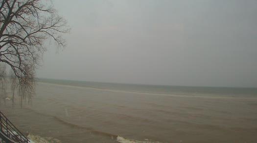 Weather camera view of Forest Lawn Beach.