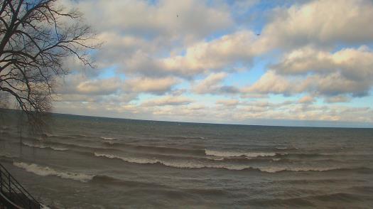 Weather camera view of Forest Lawn Beach.