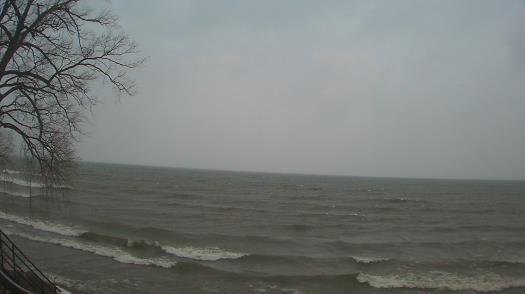 Weather camera view of Forest Lawn Beach.