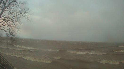 Weather camera view of Forest Lawn Beach.