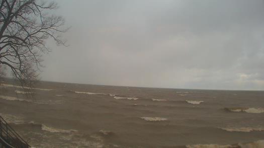 Weather camera view of Forest Lawn Beach.