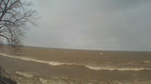 Weather camera view of Forest Lawn Beach.