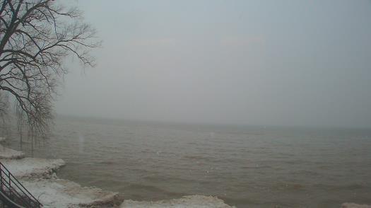 Weather camera view of Forest Lawn Beach.