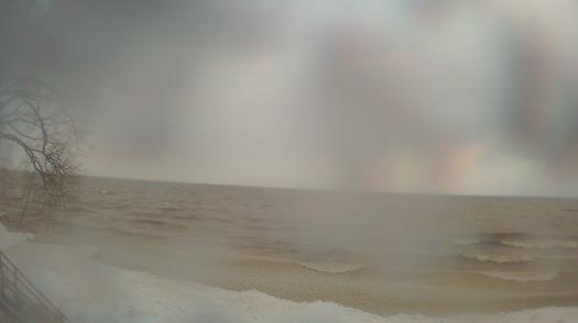 Weather camera view of Forest Lawn Beach.