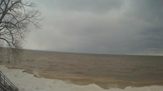 Weather camera view of Forest Lawn Beach.