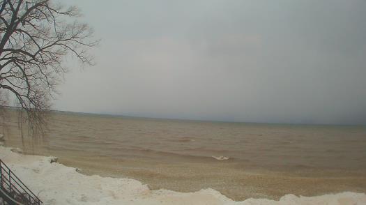 Weather camera view of Forest Lawn Beach.