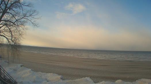 Weather camera view of Forest Lawn Beach.