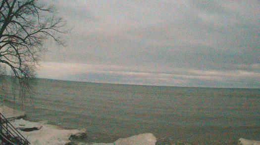 Weather camera view of Forest Lawn Beach.