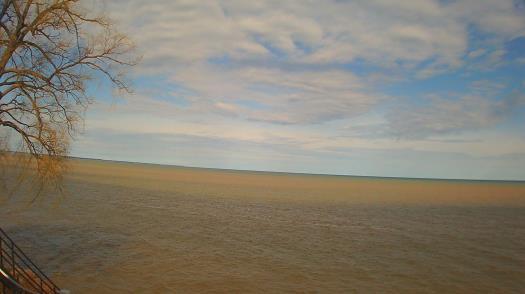 Weather camera view of Forest Lawn Beach.