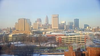 Weather camera view of WEWS-TV.