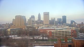 Weather camera view of WEWS-TV.