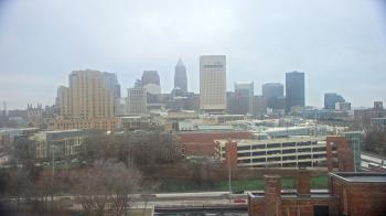 Weather camera view of WEWS-TV.