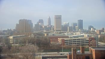 Weather camera view of WEWS-TV.