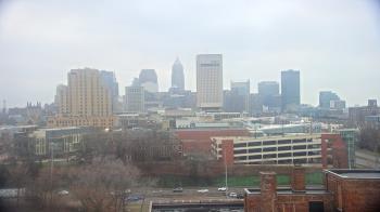 Weather camera view of WEWS-TV.