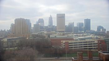 Weather camera view of WEWS-TV.