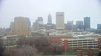 Weather camera view of WEWS-TV.
