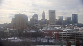 Weather camera view of WEWS-TV.