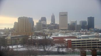 Weather camera view of WEWS-TV.