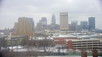 Weather camera view of WEWS-TV.