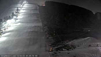 Weather camera view of Wisp Ski Resort.