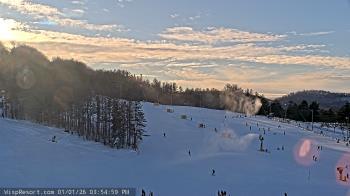 Weather camera view of Wisp Ski Resort.