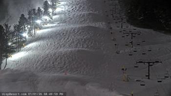 Weather camera view of Wisp Ski Resort.