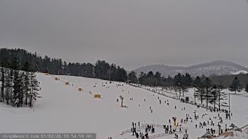 Weather camera view of Wisp Ski Resort.