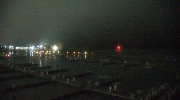 Weather camera view of Waukegan Harbor and Marina.