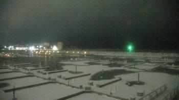 Weather camera view of Waukegan Harbor and Marina.