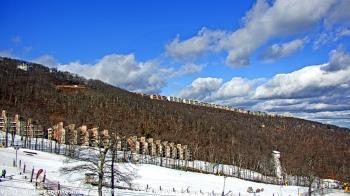Weather camera view of Wintergreen Mtn. at 3600 ft. elev..