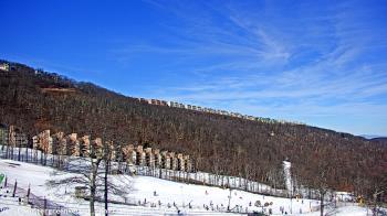 Weather camera view of Wintergreen Mtn. at 3600 ft. elev..