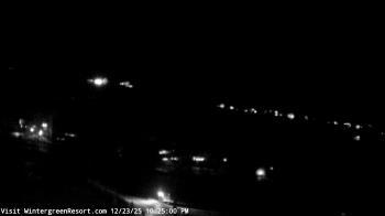 Weather camera view of Wintergreen Mtn. at 3600 ft. elev..
