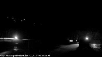 Weather camera view of Wintergreen Mtn. at 3600 ft. elev..