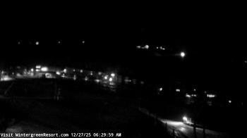 Weather camera view of Wintergreen Mtn. at 3600 ft. elev..