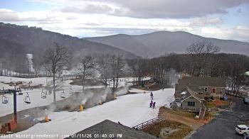 Weather camera view of Wintergreen Mtn. at 3600 ft. elev..