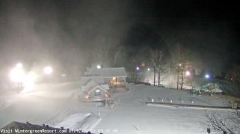 Weather camera view of Wintergreen Mtn. at 3600 ft. elev..