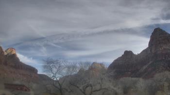 Weather camera view of Zion Canyon Village.