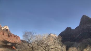Weather camera view of Zion Canyon Village.