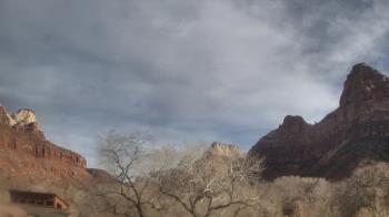 Weather camera view of Zion Canyon Village.