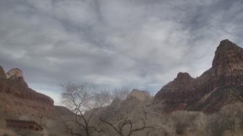 Weather camera view of Zion Canyon Village.
