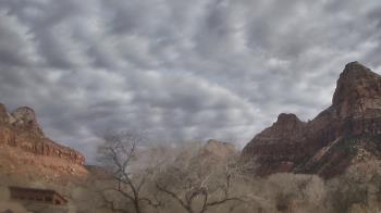 Weather camera view of Zion Canyon Village.