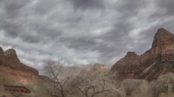 Weather camera view of Zion Canyon Village.