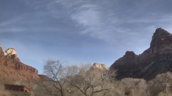 Weather camera view of Zion Canyon Village.
