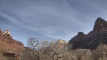 Weather camera view of Zion Canyon Village.
